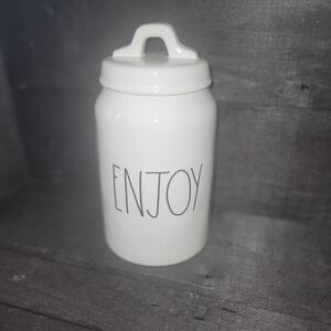 Rae Dunn Artisan Collection by Magenta Enjoy Canister